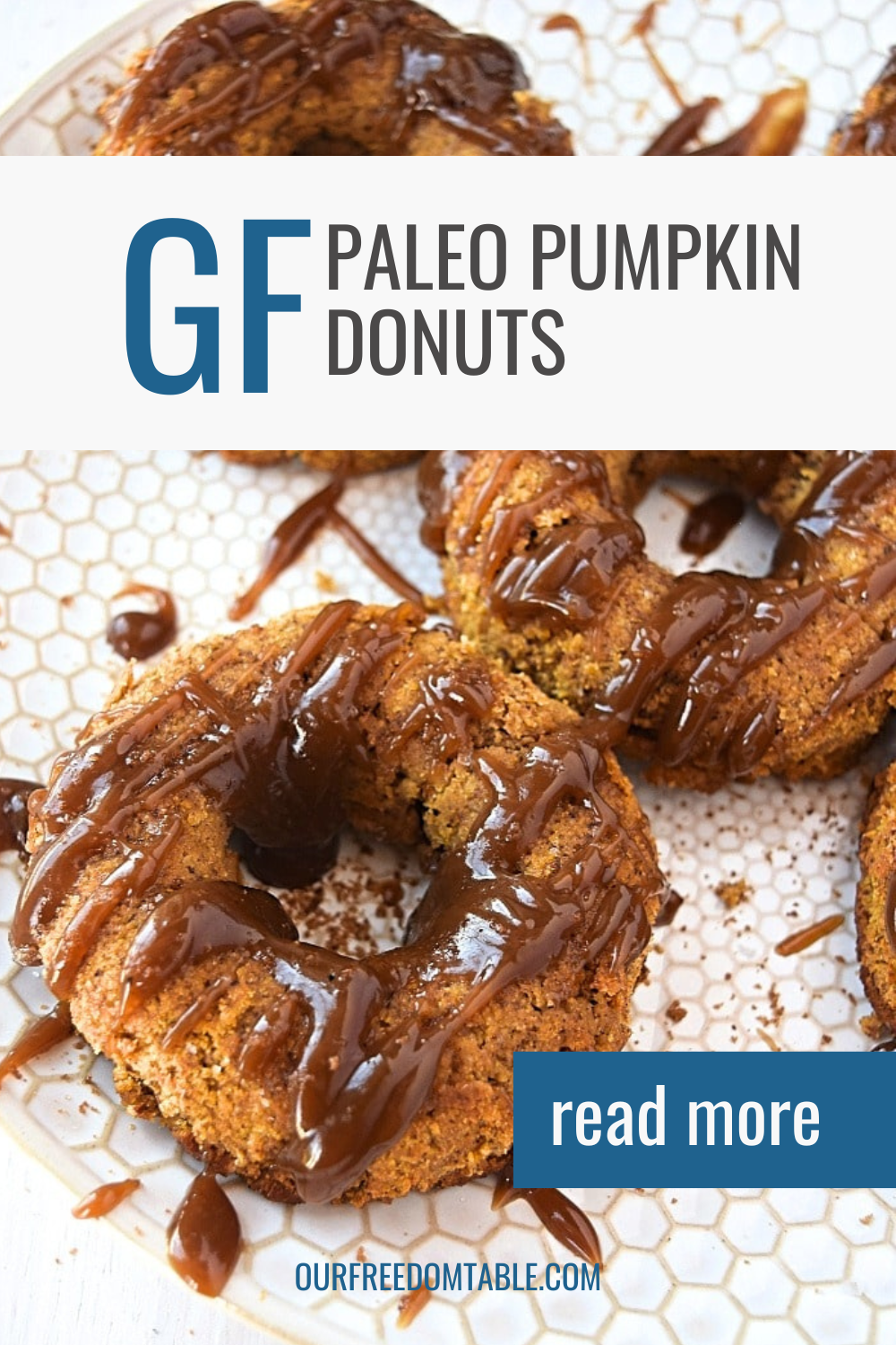 Pin image for gluten free paleo pumpki douts