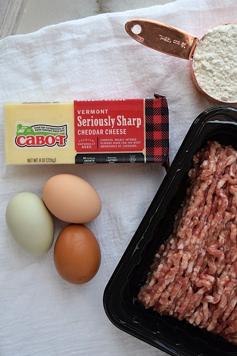 Image of ingredients for gluten free scotch eggs