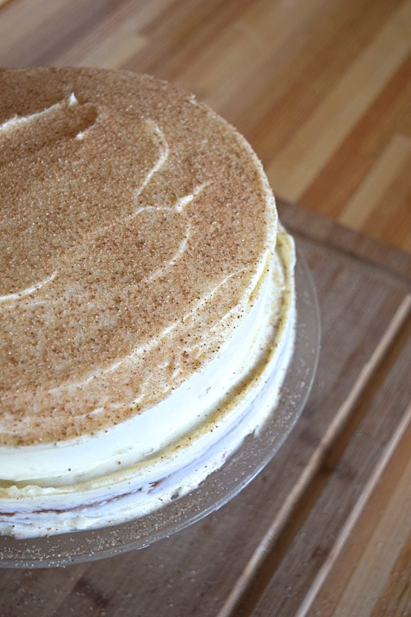 Cover image of gluten free spice cake freshly baked