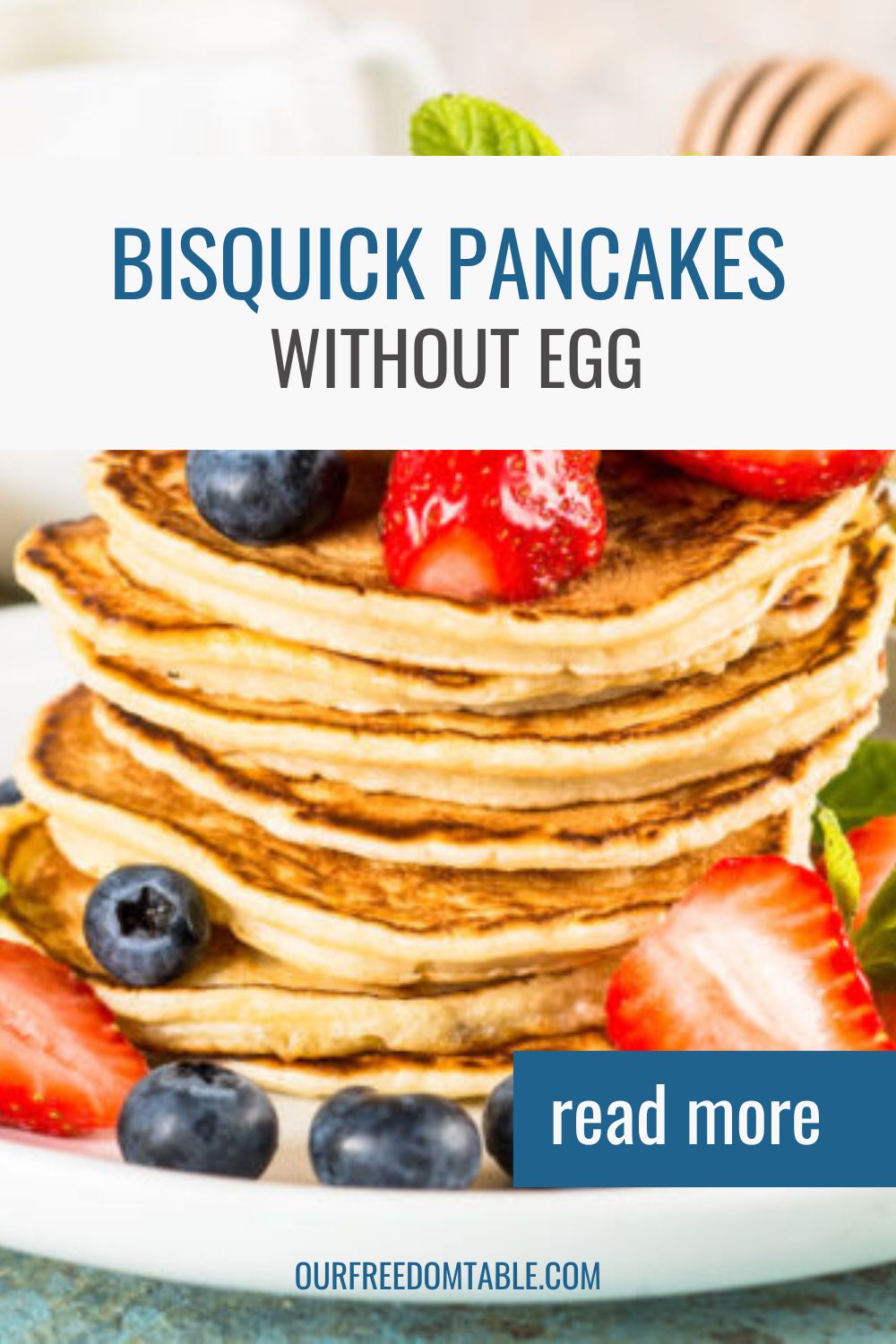 bisquick pancakes made without egg