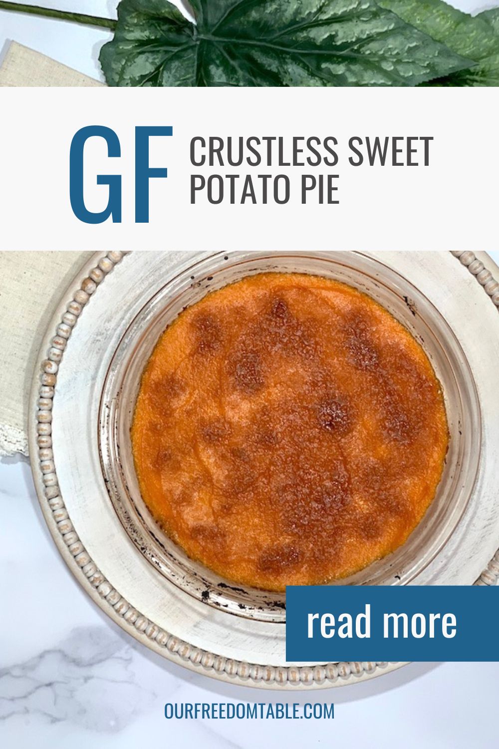 crustless sweet potato pie vegan gluten free