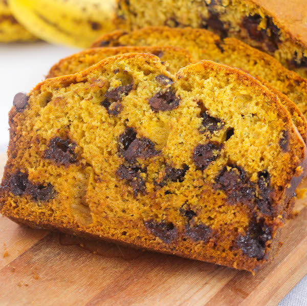 gluten free dairy free pumpkin banana bread