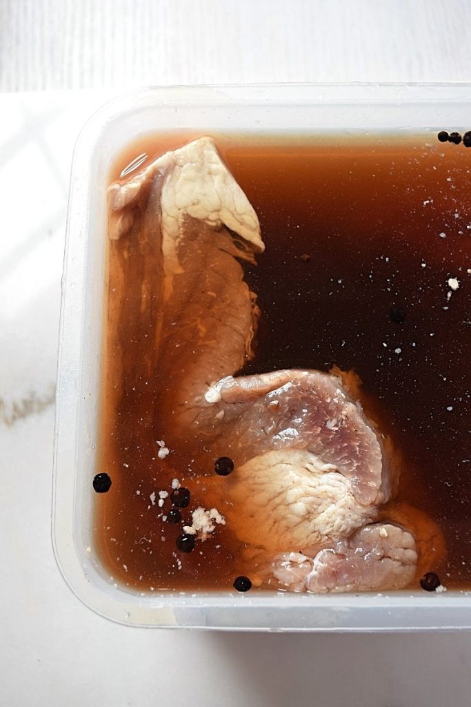Beef brining for corn beef