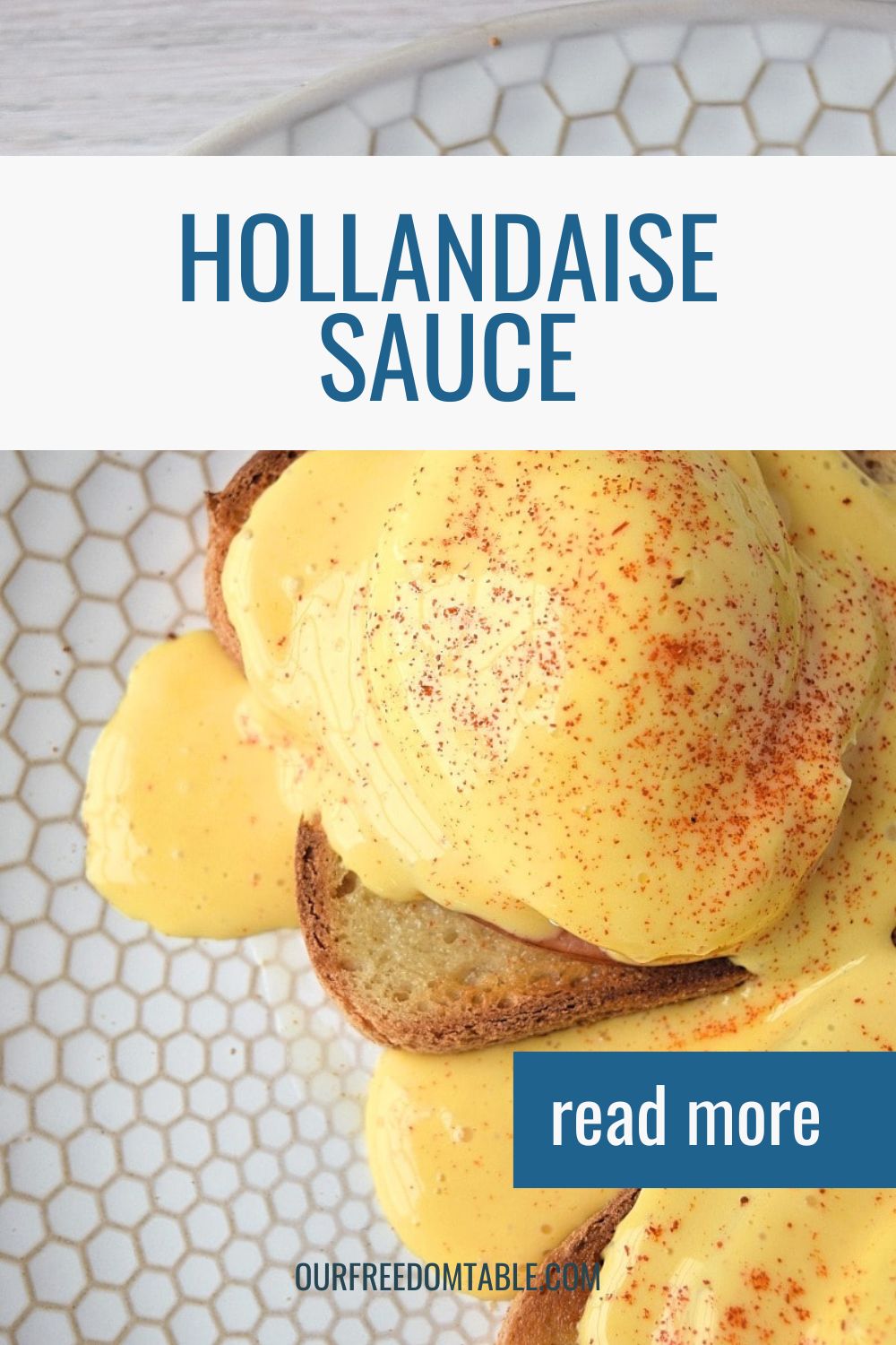 Pin image of hollandaise sauce