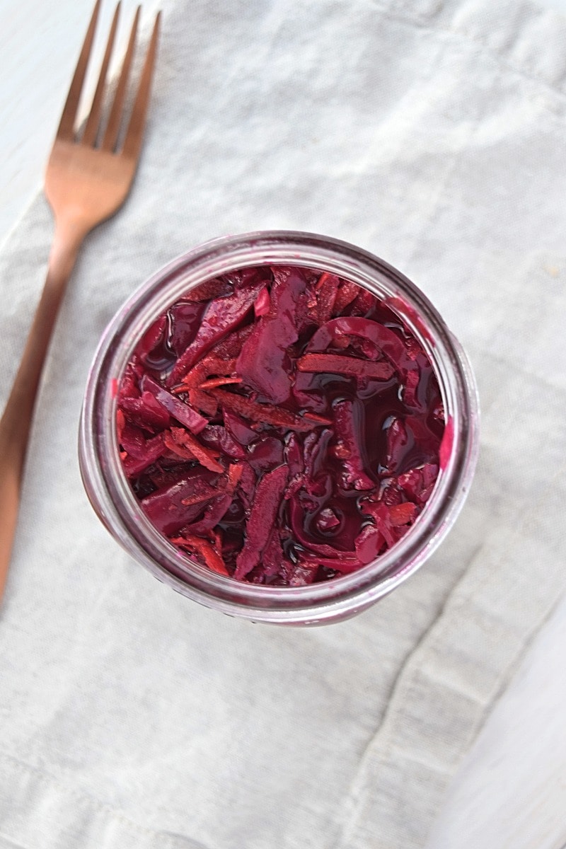 Red Sauerkraut with beets and carrots