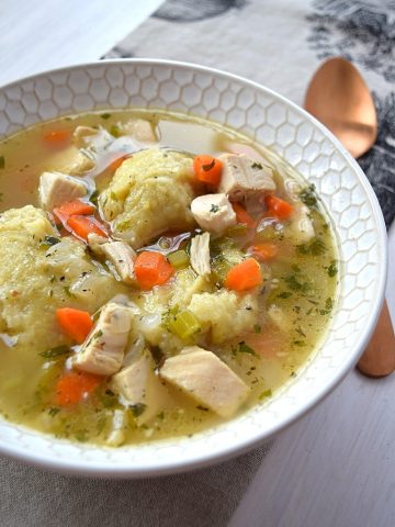 Gluten free White Chicken Chili recipe from A Stray Kitchen