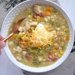 Gluten free White Chicken Chili recipe from A Stray Kitchen